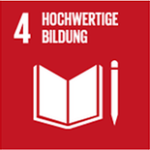 Icon 4Hochwertige Bildung - 17 Ziele für nachhaltige Entwicklung