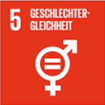 Icon 5 Geschlechter-Gerechtigkeit - 17 Ziele für nachhaltige Entwicklung