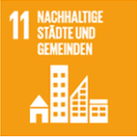 Icon 11 Nachhaltige Städte und Gemeinden - 17 Ziele für nachhaltige Entwicklung